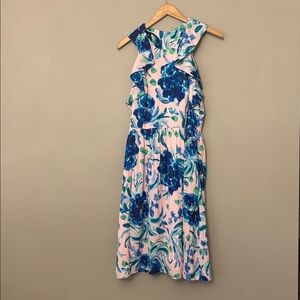 Lilly Pulitzer Rory Dress in Sweet Pea Pink Tropics Sz 10